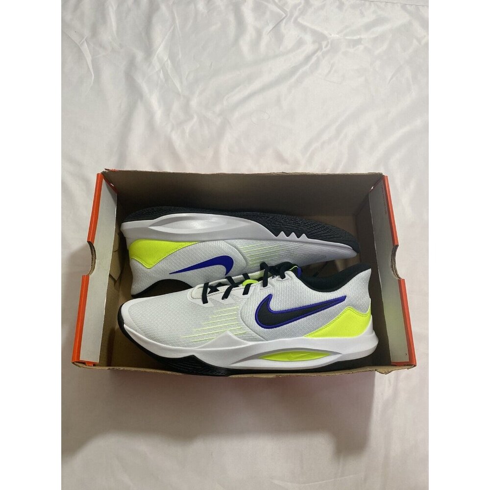 New Mens Size 14 White Nike Precision V Basketball Shoes CW3403 100